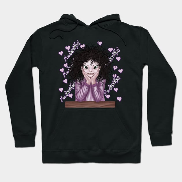 I´m beautiful Hoodie by Dugleidy Santos